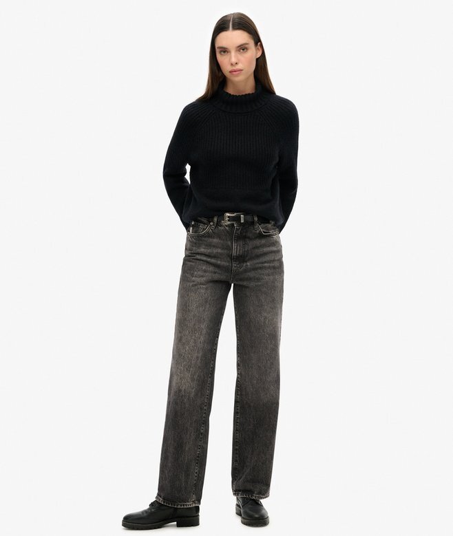 Essential Rollkragenpullover aus Rippstrick Essential Rollkragenpullover aus Rippstrick