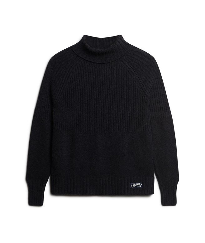 Essential Rollkragenpullover aus Rippstrick Essential Rollkragenpullover aus Rippstrick