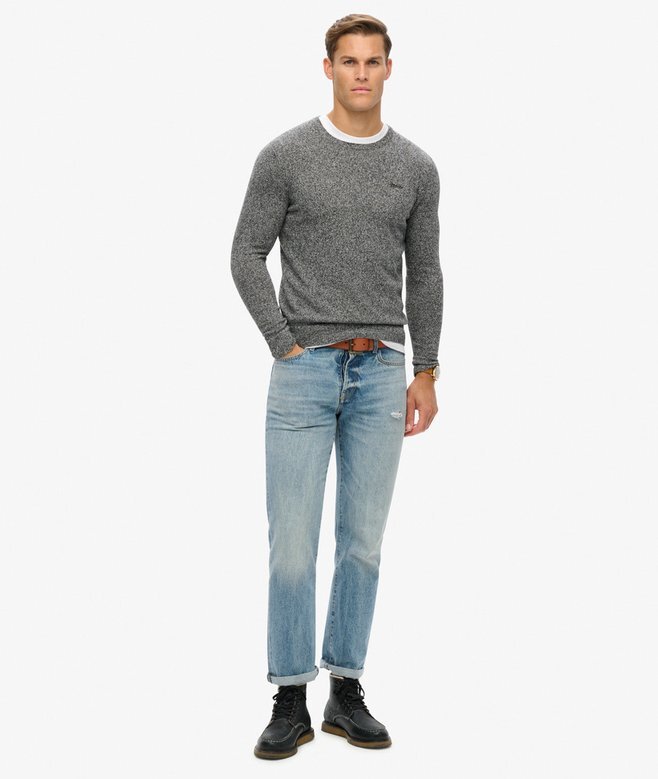 Essential Slim Fit Crew-Pullover Essential Slim Fit Crew-Pullover