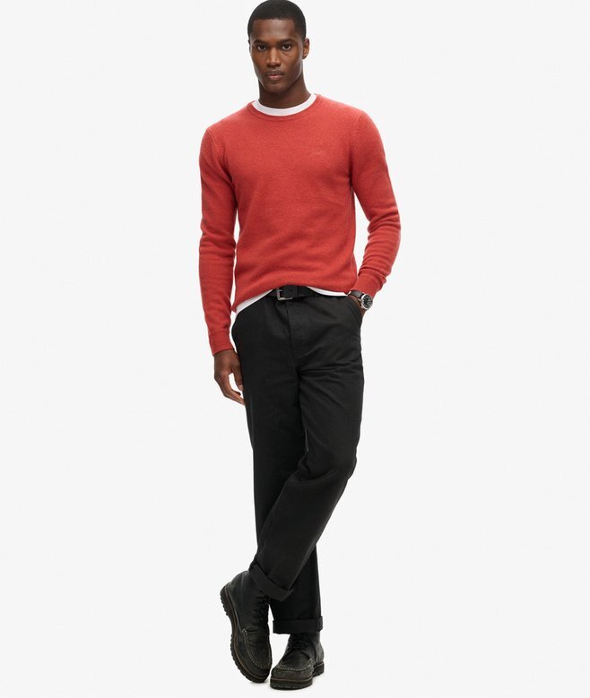 Essential Slim Fit Crew-Pullover Essential Slim Fit Crew-Pullover