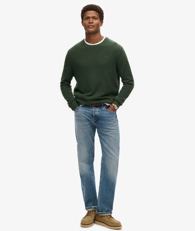 Essential Slim Fit Crew-Pullover Essential Slim Fit Crew-Pullover