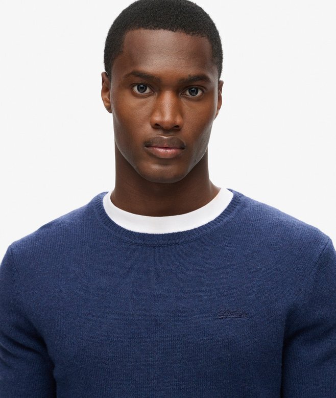 Essential Slim Fit Crew-Pullover Essential Slim Fit Crew-Pullover