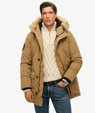 Everest Hooded Parka aus Kunstfell