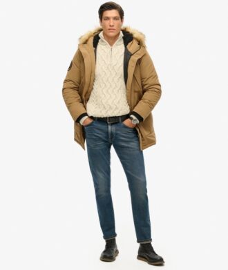 Everest Hooded Parka aus Kunstfell