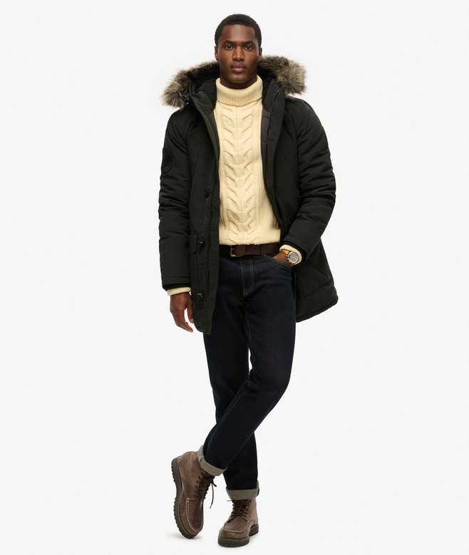 Everest Hooded Parka aus Kunstfell Everest Hooded Parka aus Kunstfell