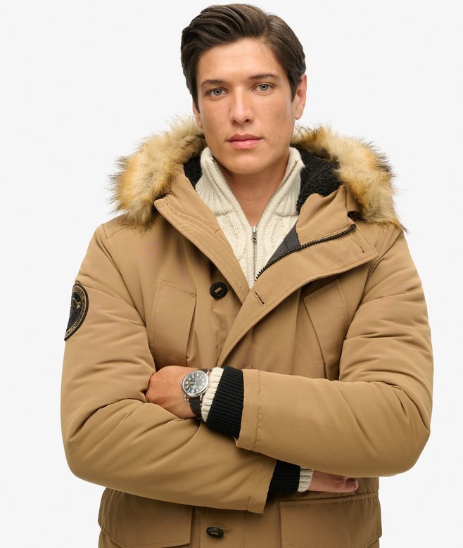 Everest Hooded Parka aus Kunstfell Everest Hooded Parka aus Kunstfell