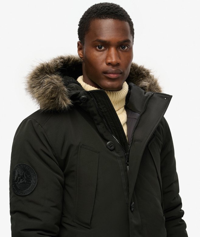 Everest Hooded Parka aus Kunstfell Everest Hooded Parka aus Kunstfell
