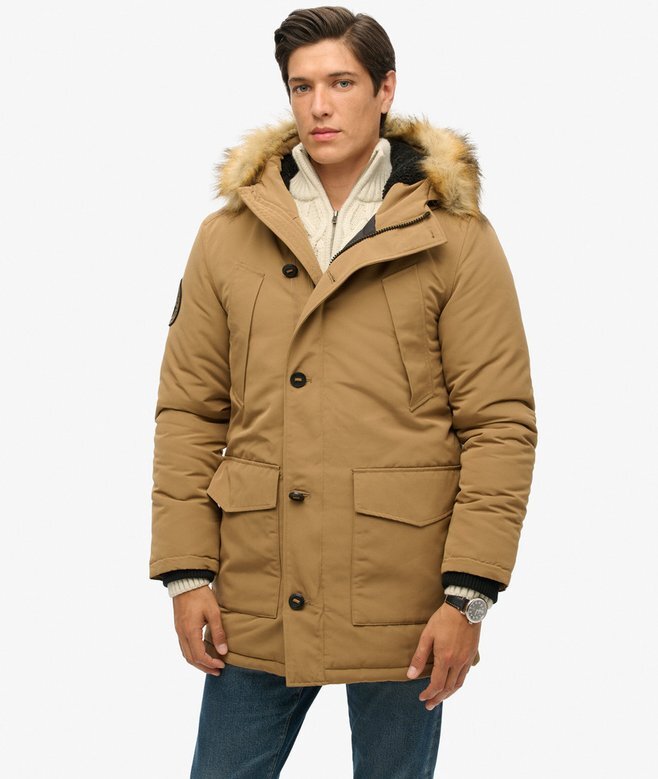 Everest Hooded Parka aus Kunstfell Everest Hooded Parka aus Kunstfell