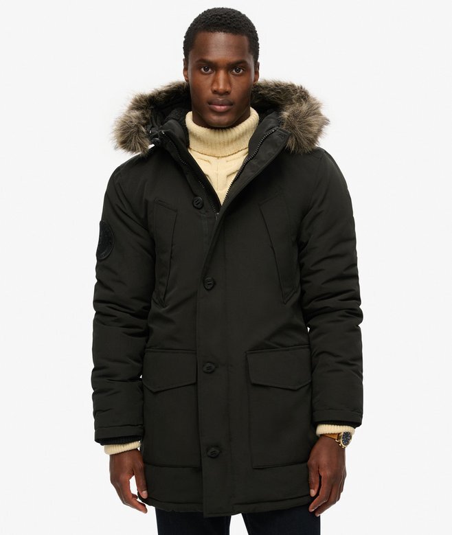 Everest Hooded Parka aus Kunstfell Everest Hooded Parka aus Kunstfell