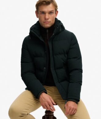 Everest kurze Hooded Puffer-Daunenjacke Everest kurze Hooded Puffer-Daunenjacke