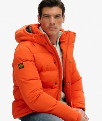 Everest kurze Hooded Puffer-Daunenjacke Everest kurze Hooded Puffer-Daunenjacke