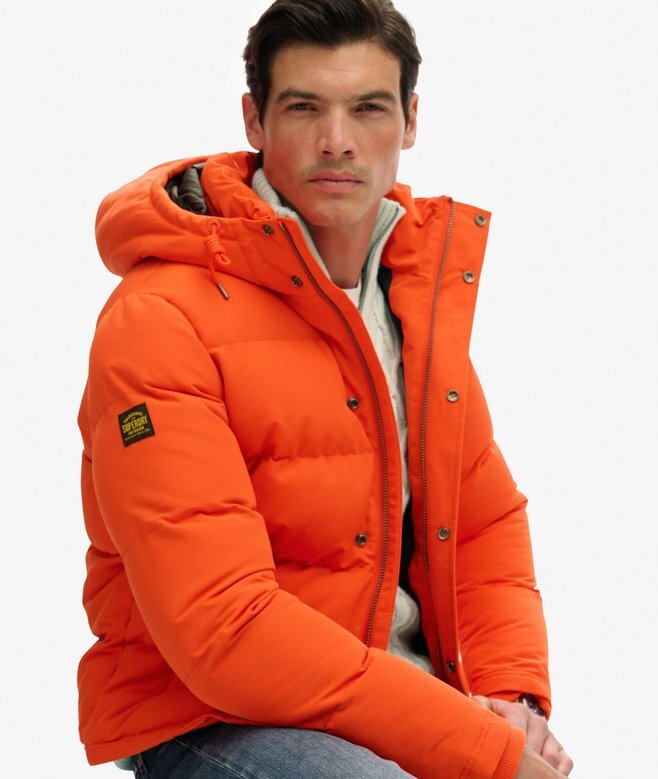 Everest kurze Hooded Puffer-Daunenjacke Everest kurze Hooded Puffer-Daunenjacke