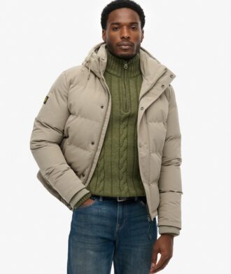 Everest kurze Hooded Puffer-Daunenjacke Everest kurze Hooded Puffer-Daunenjacke