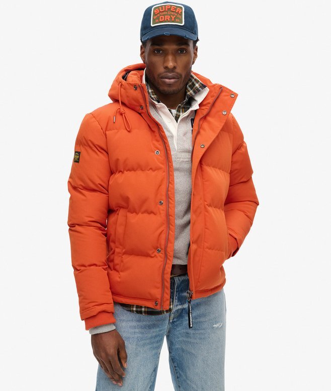 Everest kurze Hooded Puffer-Daunenjacke Everest kurze Hooded Puffer-Daunenjacke