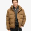 Everest kurze Hooded Puffer-Daunenjacke Everest kurze Hooded Puffer-Daunenjacke