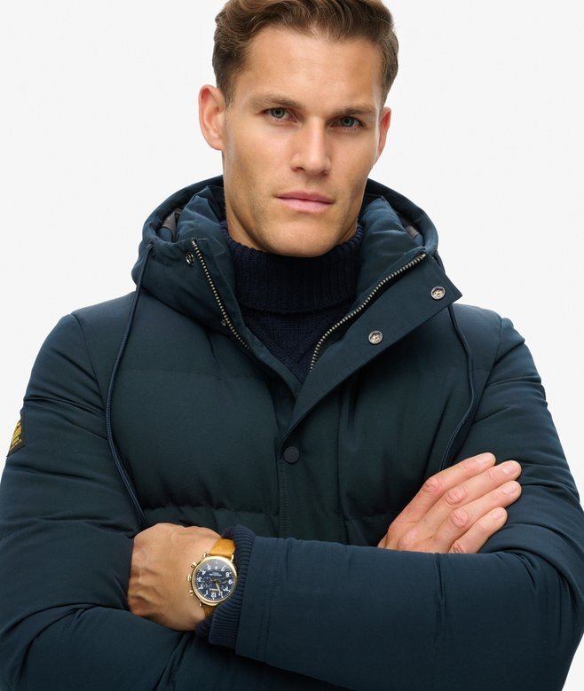 Everest kurze Hooded Puffer-Daunenjacke Everest kurze Hooded Puffer-Daunenjacke