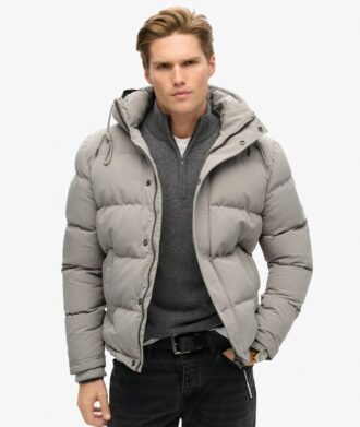 Everest kurze Hooded Puffer-Daunenjacke Everest kurze Hooded Puffer-Daunenjacke