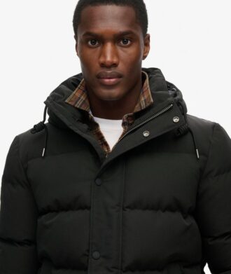 Everest kurze Hooded Puffer-Daunenjacke Everest kurze Hooded Puffer-Daunenjacke