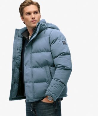 Everest kurze Hooded Puffer-Daunenjacke Everest kurze Hooded Puffer-Daunenjacke