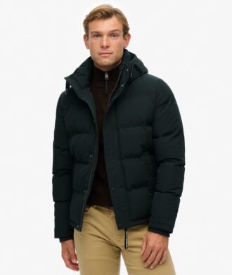 Everest kurze Hooded Puffer-Daunenjacke Everest kurze Hooded Puffer-Daunenjacke