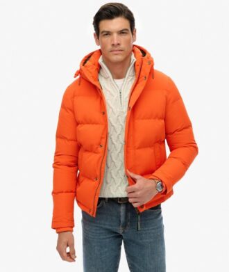Everest kurze Hooded Puffer-Daunenjacke Everest kurze Hooded Puffer-Daunenjacke