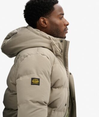 Everest kurze Hooded Puffer-Daunenjacke Everest kurze Hooded Puffer-Daunenjacke