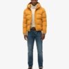 Everest kurze Hooded Puffer-Daunenjacke Everest kurze Hooded Puffer-Daunenjacke