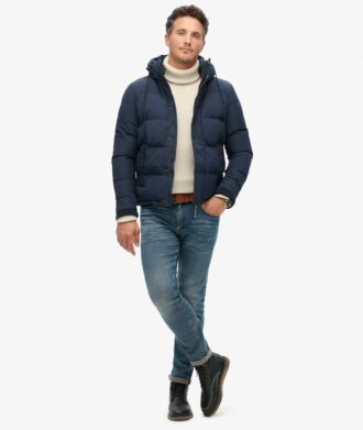 Everest kurze Hooded Puffer-Daunenjacke Everest kurze Hooded Puffer-Daunenjacke
