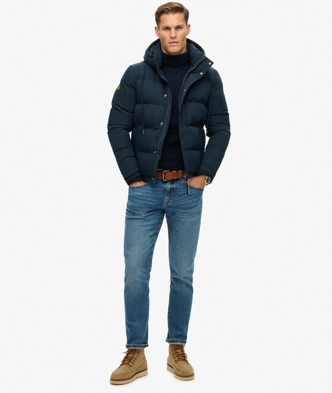Everest kurze Hooded Puffer-Daunenjacke Everest kurze Hooded Puffer-Daunenjacke