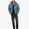 Everest kurze Hooded Puffer-Daunenjacke Everest kurze Hooded Puffer-Daunenjacke