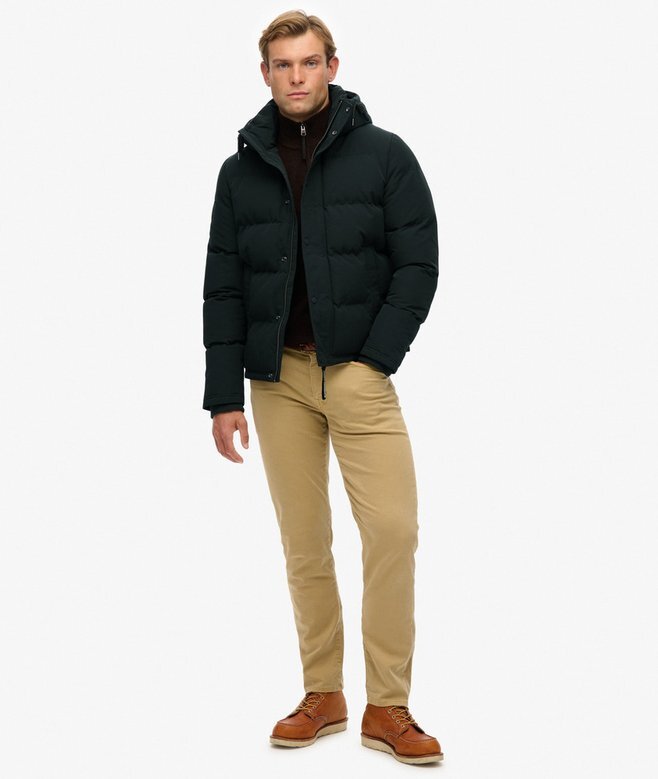 Everest kurze Hooded Puffer-Daunenjacke Everest kurze Hooded Puffer-Daunenjacke