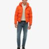 Everest kurze Hooded Puffer-Daunenjacke Everest kurze Hooded Puffer-Daunenjacke