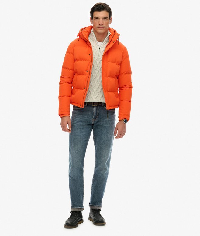 Everest kurze Hooded Puffer-Daunenjacke Everest kurze Hooded Puffer-Daunenjacke