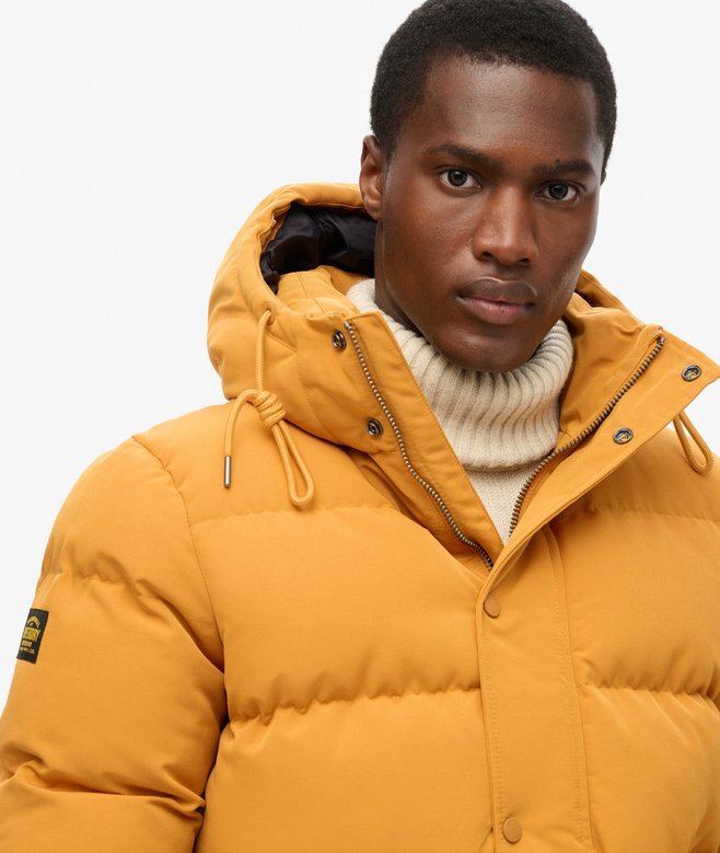 Everest kurze Hooded Puffer-Daunenjacke Everest kurze Hooded Puffer-Daunenjacke