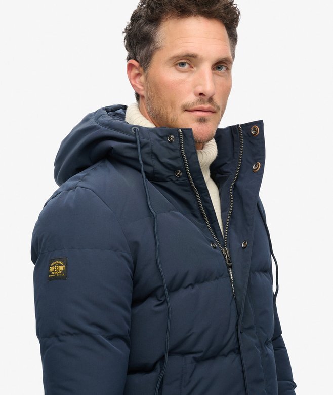 Everest kurze Hooded Puffer-Daunenjacke Everest kurze Hooded Puffer-Daunenjacke