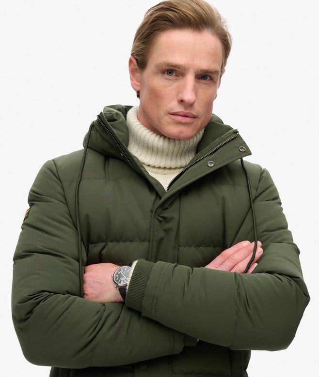 Everest kurze Hooded Puffer-Daunenjacke Everest kurze Hooded Puffer-Daunenjacke