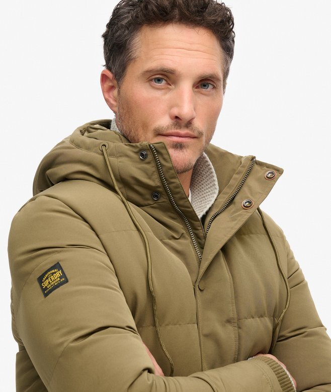 Everest kurze Hooded Puffer-Daunenjacke Everest kurze Hooded Puffer-Daunenjacke