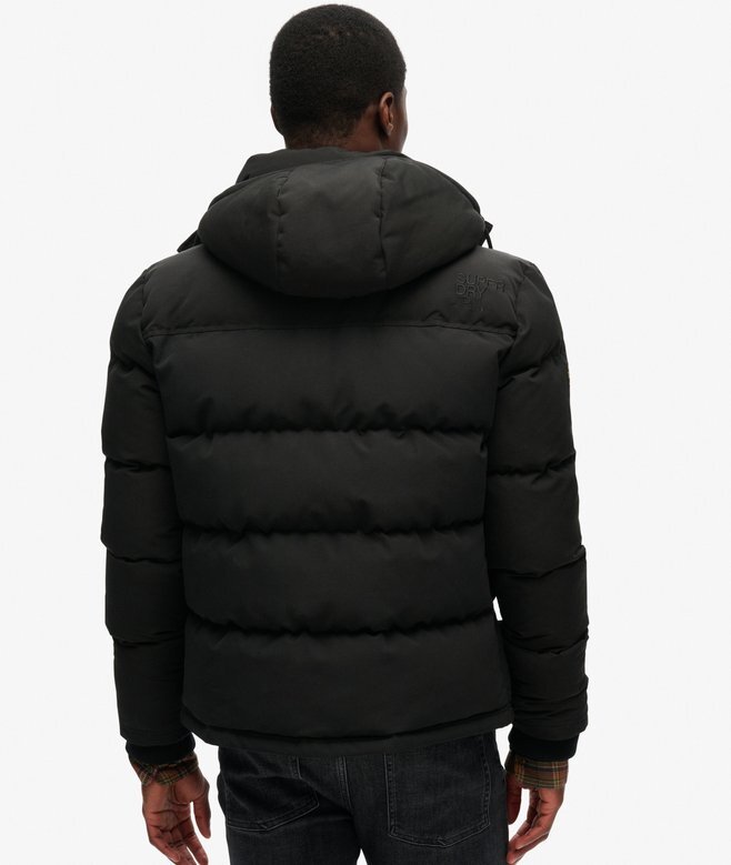 Everest kurze Hooded Puffer-Daunenjacke Everest kurze Hooded Puffer-Daunenjacke