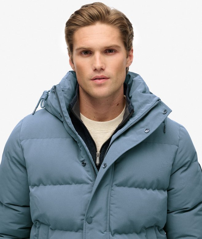 Everest kurze Hooded Puffer-Daunenjacke Everest kurze Hooded Puffer-Daunenjacke