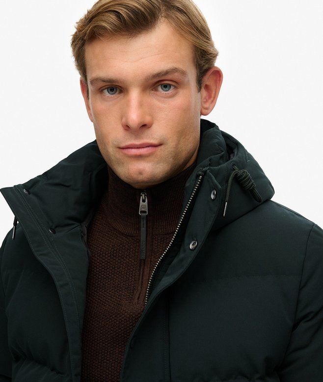 Everest kurze Hooded Puffer-Daunenjacke Everest kurze Hooded Puffer-Daunenjacke