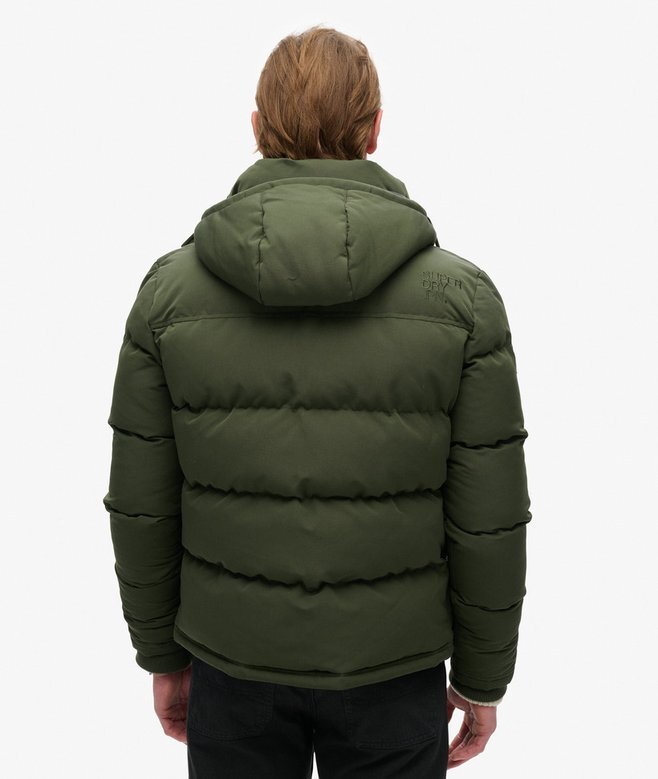 Everest kurze Hooded Puffer-Daunenjacke Everest kurze Hooded Puffer-Daunenjacke