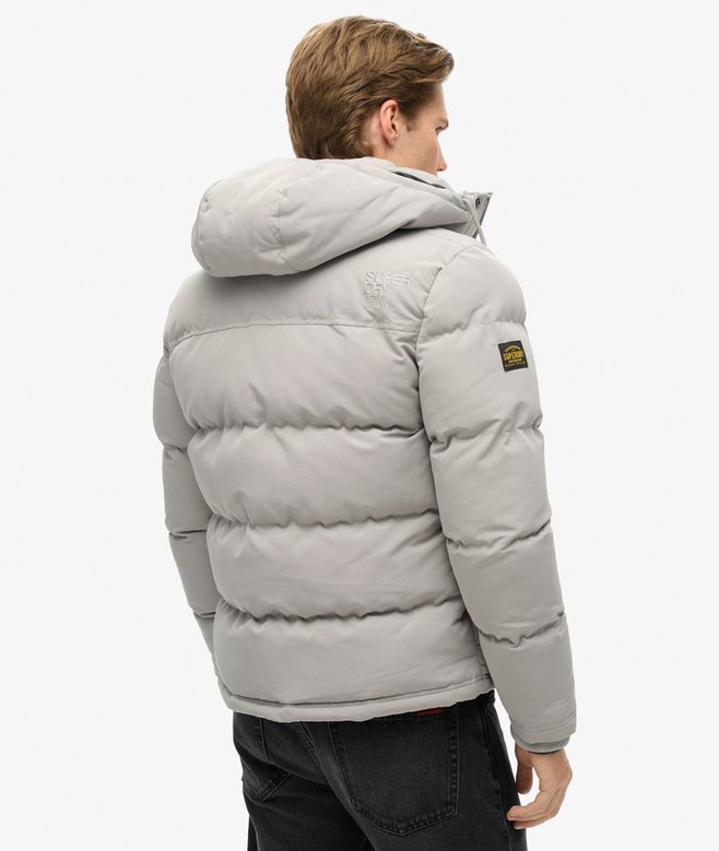 Everest kurze Hooded Puffer-Daunenjacke Everest kurze Hooded Puffer-Daunenjacke