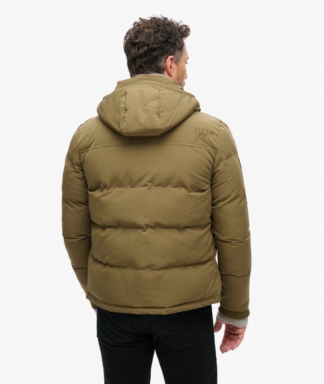 Everest kurze Hooded Puffer-Daunenjacke Everest kurze Hooded Puffer-Daunenjacke