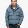 Everest kurze Hooded Puffer-Daunenjacke Everest kurze Hooded Puffer-Daunenjacke