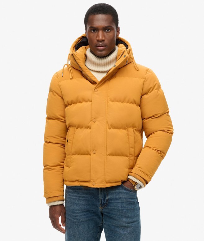 Everest kurze Hooded Puffer-Daunenjacke Everest kurze Hooded Puffer-Daunenjacke