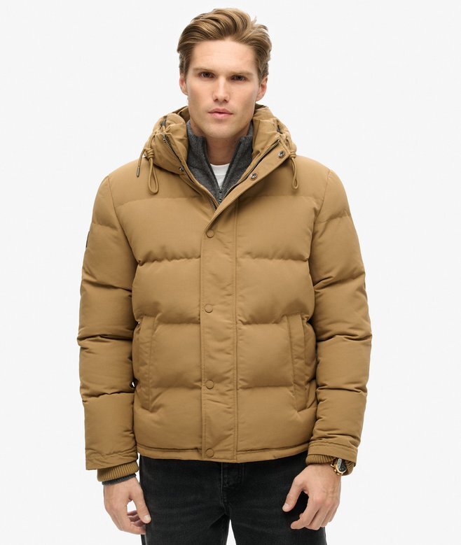 Everest kurze Hooded Puffer-Daunenjacke Everest kurze Hooded Puffer-Daunenjacke