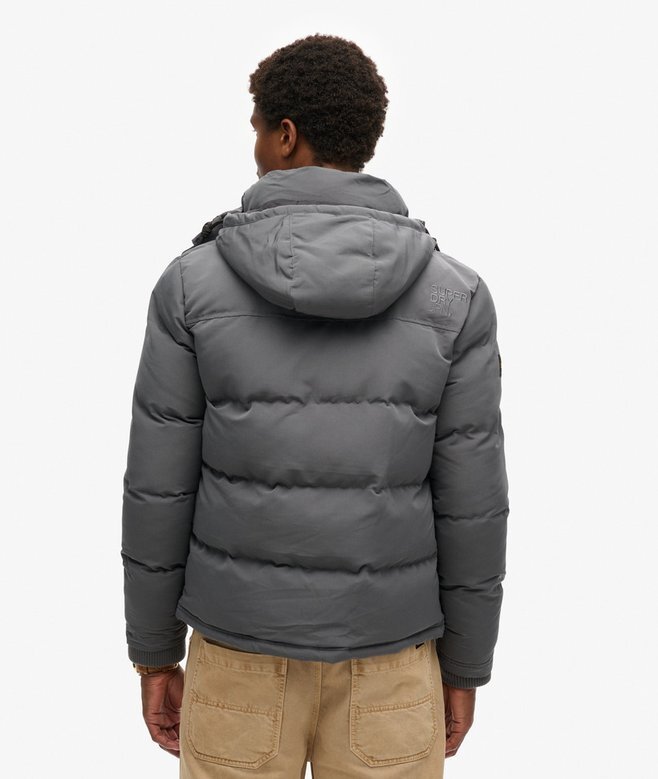 Everest kurze Hooded Puffer-Daunenjacke Everest kurze Hooded Puffer-Daunenjacke