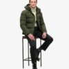 Everest kurze Hooded Puffer-Daunenjacke Everest kurze Hooded Puffer-Daunenjacke