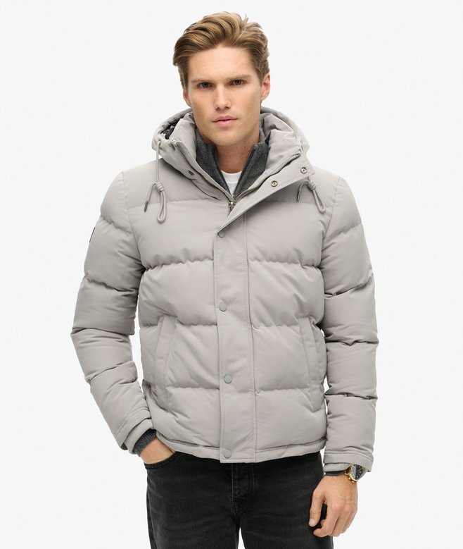 Everest kurze Hooded Puffer-Daunenjacke Everest kurze Hooded Puffer-Daunenjacke