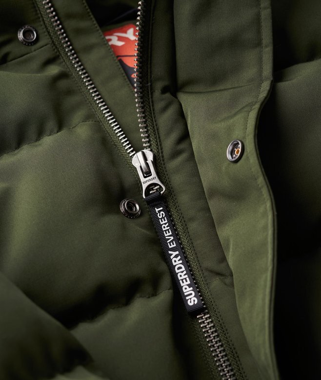 Everest kurze Hooded Puffer-Daunenjacke Everest kurze Hooded Puffer-Daunenjacke